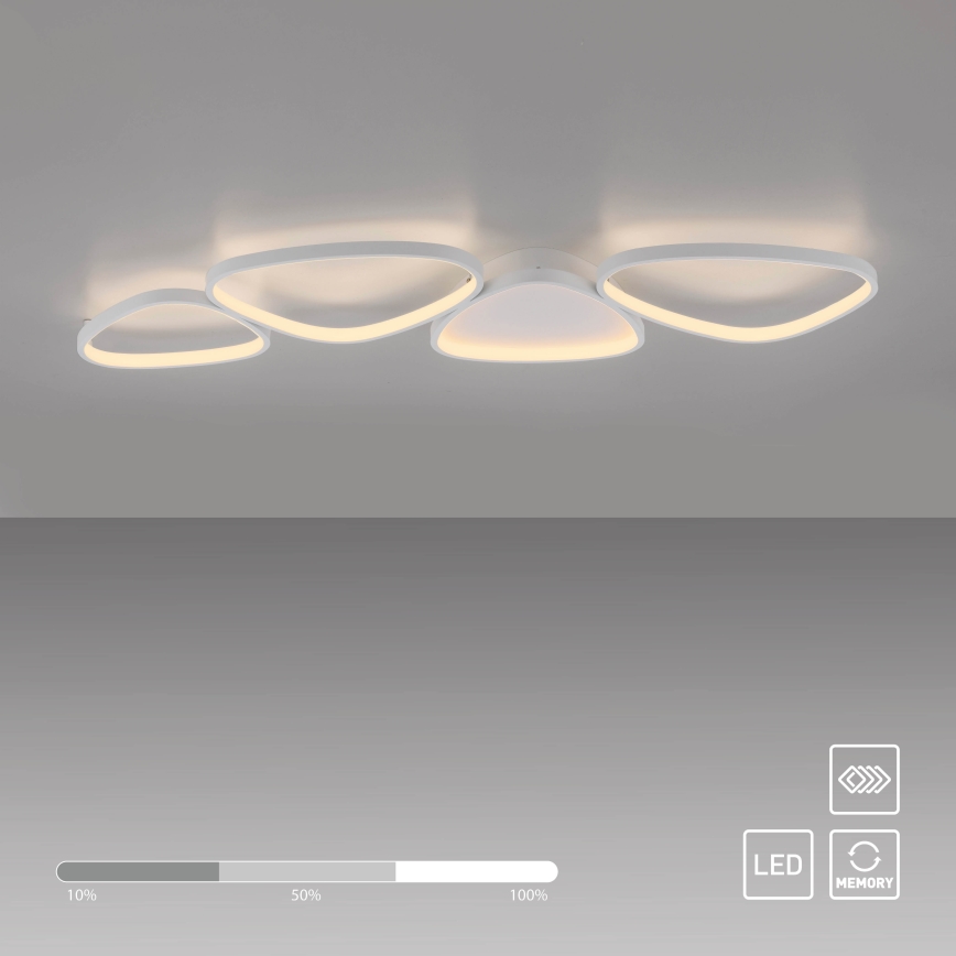 Schöner Wohnen 14039-16 - PEBBLES LED Dimmable Ceiling Light, 35.5W/230V, White