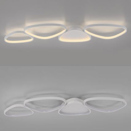 Schöner Wohnen 14039-16 - PEBBLES LED Dimmable Ceiling Light, 35.5W/230V, White