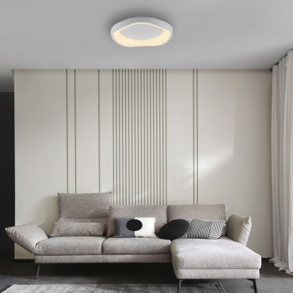 Schöner Wohnen 14233-16 - MONTA LED Dimmable Ceiling Light, 21W/230V, Ø 40 cm, White
