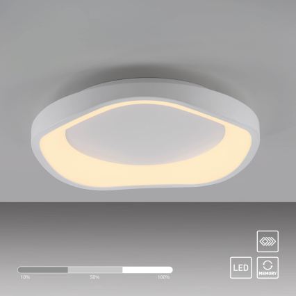 Schöner Wohnen 14233-16 - MONTA LED Dimmable Ceiling Light, 21W/230V, Ø 40 cm, White
