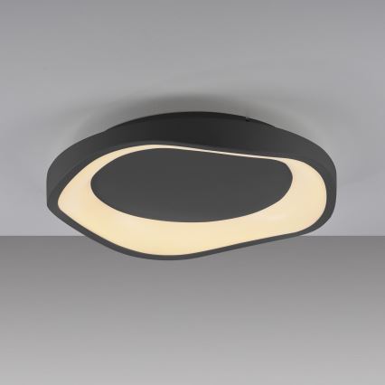 Schöner Wohnen 14233-18 - MONTA LED dimmable ceiling light, 21W/230V, Ø 40 cm, black