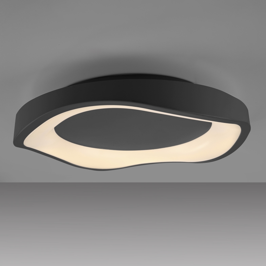 Schöner Wohnen 14233-18 - MONTA LED dimmable ceiling light, 21W/230V, Ø 40 cm, black