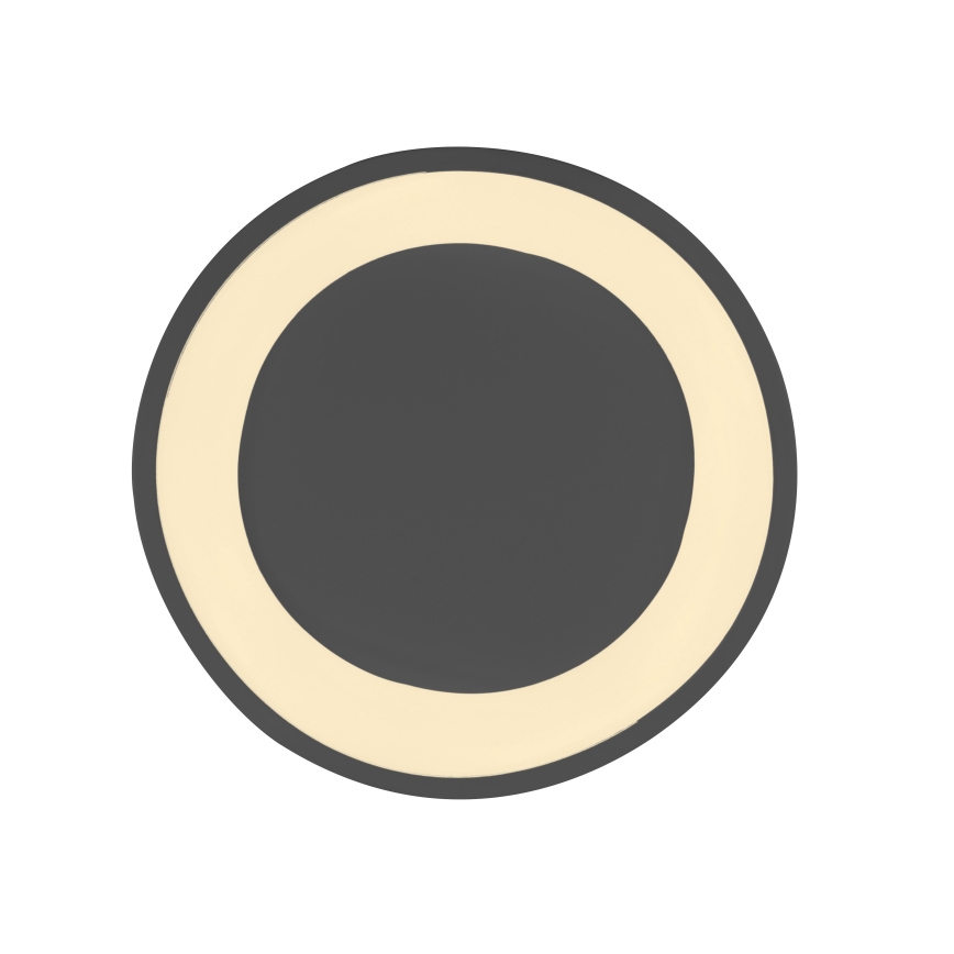 Schöner Wohnen 14233-18 - MONTA LED dimmable ceiling light, 21W/230V, Ø 40 cm, black