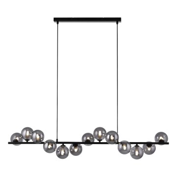 Schöner Wohnen 14504-18 - DUBAI LED pendant on cable 13xG9/3W/230V 118 m black/smoked