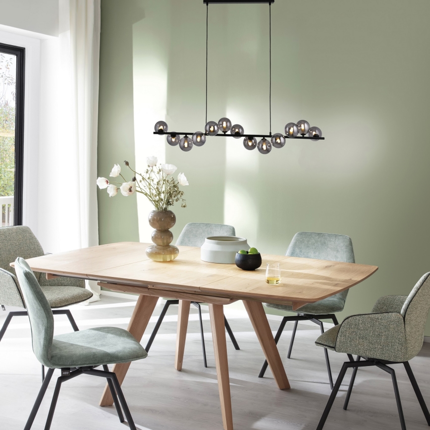 Schöner Wohnen 14504-18 - DUBAI LED pendant on cable 13xG9/3W/230V 118 m black/smoked