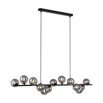 Schöner Wohnen 14504-18 - DUBAI LED pendant on cable 13xG9/3W/230V 118 m black/smoked
