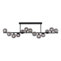 Schöner Wohnen 14505-18 - DUBAI LED pendant on rod, 13×G9/3W/230V, Black/Smoked