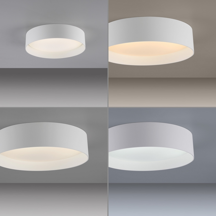 Schöner Wohnen 14593-16 - LED dimmable ceiling light TAVOLI LED/10W/230V 2700-6500K Ø 28.5 cm white + remote control