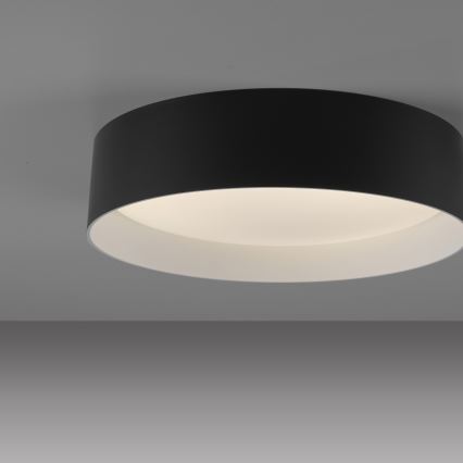 Schöner Wohnen 14593-18 - TAVOLI LED Dimmable Ceiling Light LED/10W/230V 2700–6500 K Ø 28.5 cm Black + Remote Control