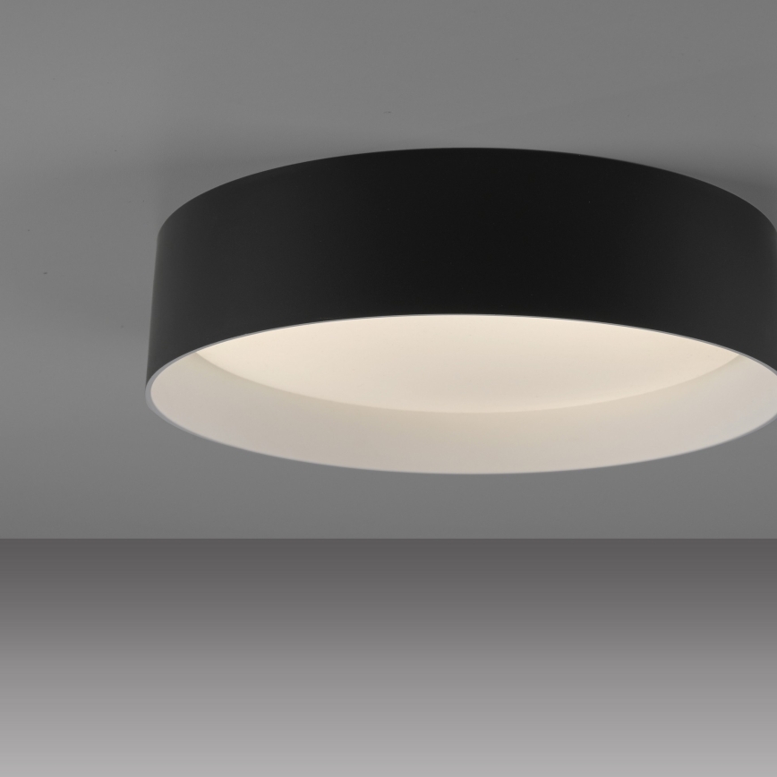 Schöner Wohnen 14593-18 - TAVOLI LED Dimmable Ceiling Light LED/10W/230V 2700–6500 K Ø 28.5 cm Black + Remote Control
