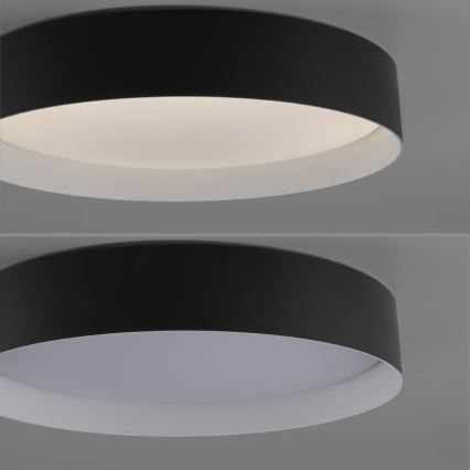 Schöner Wohnen 14594-18 - Dimmable LED ceiling light TAVOLI LED/20W/230V 2700-6500K Ø 39 cm black + remote control