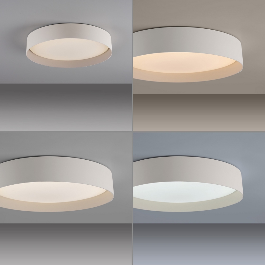 Schöner Wohnen 14594-39 - TAVOLI Dimmable LED Ceiling Light LED/20W/230V 2700–6500 K Ø 39 cm grey + remote control