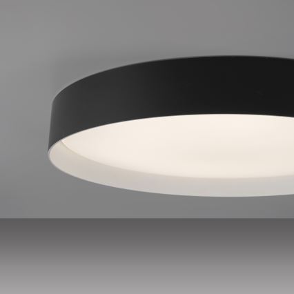 Schöner Wohnen 14595-18 - TAVOLI Dimmable LED Ceiling Light LED/34W/230V 2700-6500K Ø 49 cm Black + Remote Control