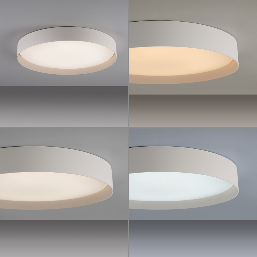 Schöner Wohnen 14595-39 - Dimmable LED ceiling light TAVOLI LED/34W/230V 2700-6500K Ø 49 cm grey + remote control