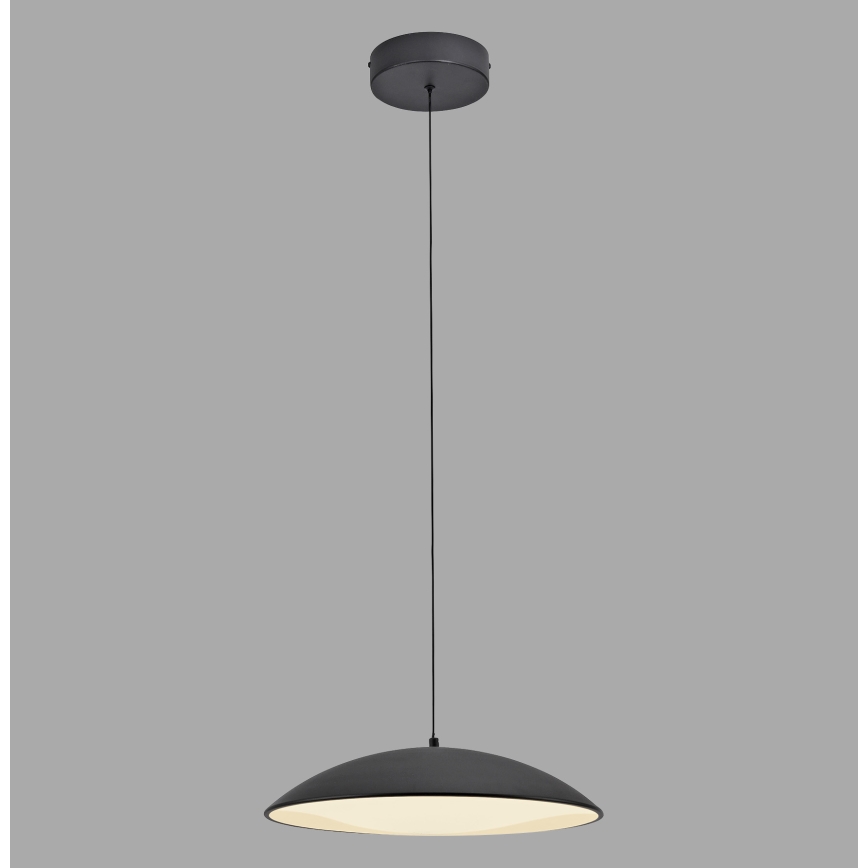 Schöner Wohnen 14606-18 - LENTE dimmable LED pendant on cable, 17 W LED, 230 V, Ø 40 cm, black