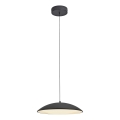 Schöner Wohnen 14606-18 - LENTE dimmable LED pendant on cable, 17 W LED, 230 V, Ø 40 cm, black