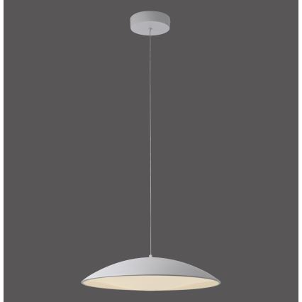 Schöner Wohnen 14607-16 - LENTE LED Dimmable Cable-Hung Pendant LED/23W/230V Ø 50 cm White