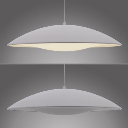 Schöner Wohnen 14607-16 - LENTE LED Dimmable Cable-Hung Pendant LED/23W/230V Ø 50 cm White