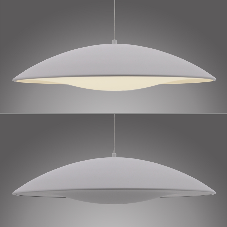 Schöner Wohnen 14607-16 - LENTE LED Dimmable Cable-Hung Pendant LED/23W/230V Ø 50 cm White