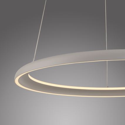 Schöner Wohnen 15570-39 - LED dimmable pendant light on cable QUILLO LED/36W/230V Ø 60 cm grey