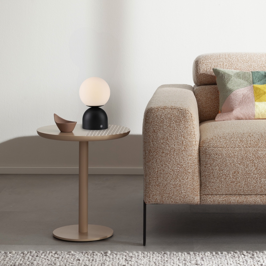 Schöner Wohnen 19218-18 - LED Touch-dimmable rechargeable table lamp RUDI LED/1,2W/5V 3000-6000K 1200 mAh black