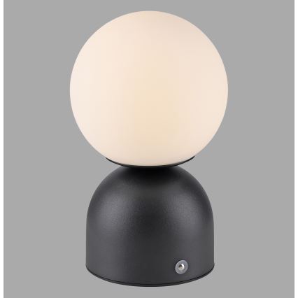 Schöner Wohnen 19218-18 - LED Touch-dimmable rechargeable table lamp RUDI LED/1,2W/5V 3000-6000K 1200 mAh black