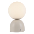 Schöner Wohnen 19218-39 - LED dimmable touch rechargeable table lamp RUDI LED/1.2W/5V 3000-6000K 1200 mAh grey