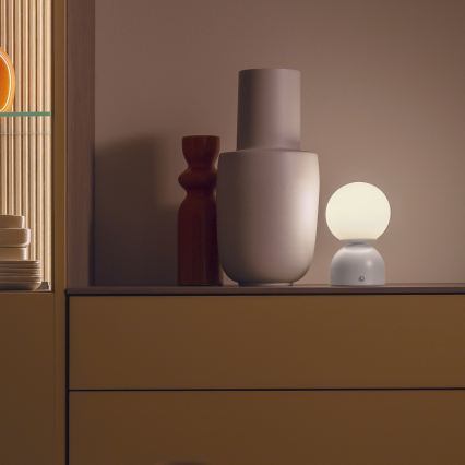 Schöner Wohnen 19218-39 - LED dimmable touch rechargeable table lamp RUDI LED/1.2W/5V 3000-6000K 1200 mAh grey