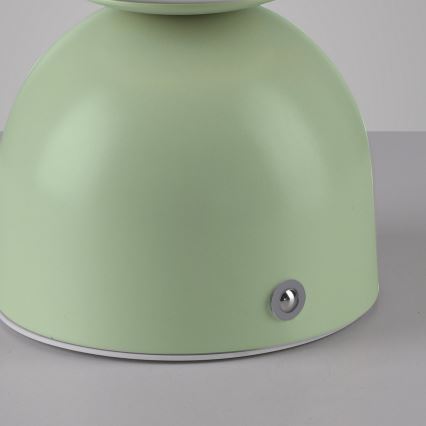 Schöner Wohnen 19218-43 - RUDI LED Touch-dimmable Rechargeable Table Lamp LED/1.2W/5V 3000-6000K 1200 mAh Green