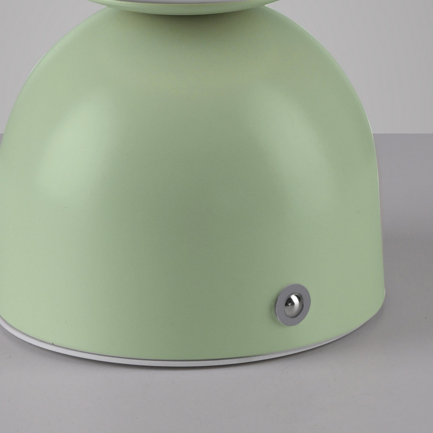 Schöner Wohnen 19218-43 - RUDI LED Touch-dimmable Rechargeable Table Lamp LED/1.2W/5V 3000-6000K 1200 mAh Green