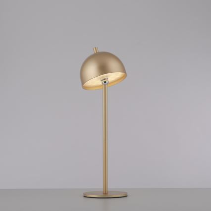 Schöner Wohnen 19244-12 - BELLIS LED Dimmable Touch Rechargeable Outdoor Table Lamp LED/2.5W/5V 2600 mAh IP54 Gold