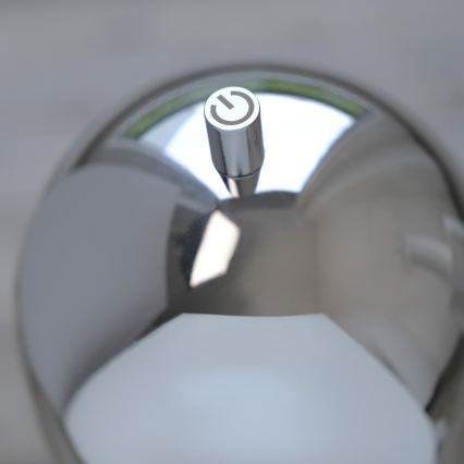 Schöner Wohnen 19244-17 - BELLIS LED dimmable touch-control rechargeable outdoor table lamp LED/2.5W/5V 2600 mAh IP54 glossy chrome