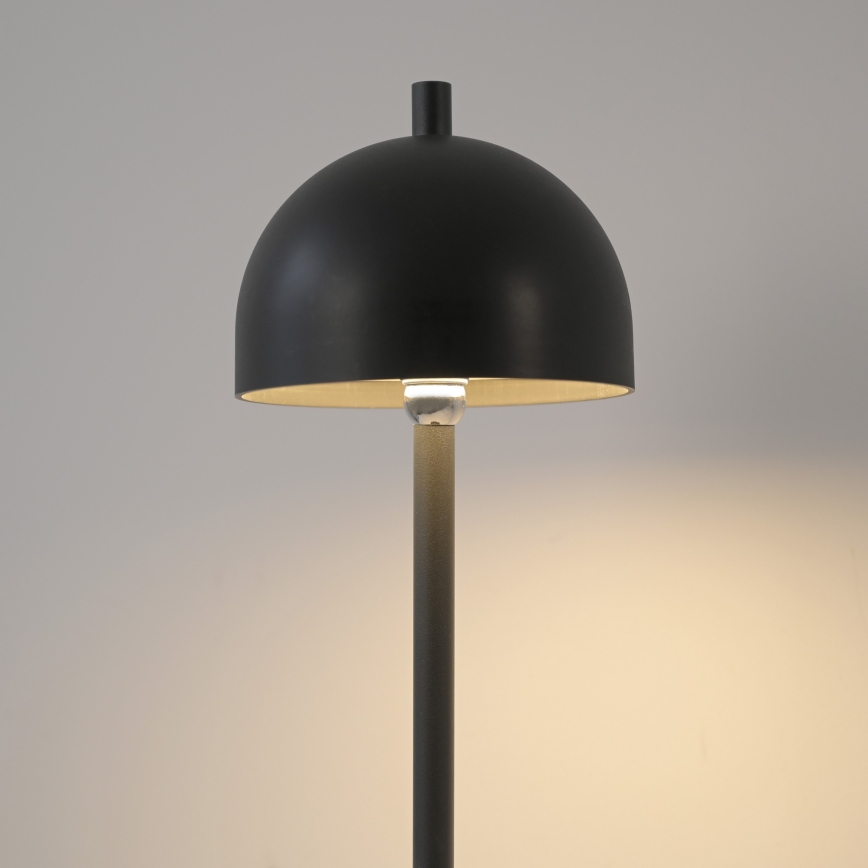 Schöner Wohnen 19244-18 - BELLIS LED Dimmable Touch-Sensitive Rechargeable Outdoor Table Lamp LED/2,5W/5V 2600 mAh IP54 Black