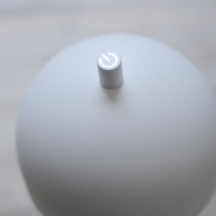 Schöner Wohnen 19245-16 - LED Dimmable Touch Rechargeable Outdoor Floor Lamp BELLIS LED/2.5W/5V 2600 mAh IP54 White