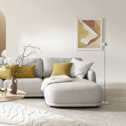 Schöner Wohnen 19245-17 - BELLIS LED Dimmable Touch Rechargeable Outdoor Floor Lamp, 2.5 W / 5 V, 2600 mAh, IP54, Polished Chrome