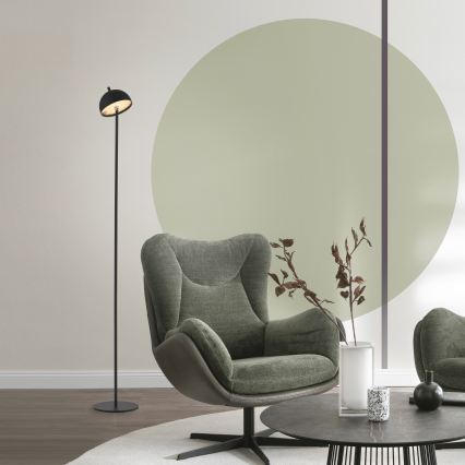 Schöner Wohnen 19245-18 - BELLIS LED Touch-Dimmable Rechargeable Outdoor Floor Lamp, 2.5 W / 5 V, 2600 mAh, IP54, Black