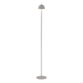 Schöner Wohnen 19245-39 - LED Dimmable Touch Rechargeable Outdoor Floor Lamp BELLIS LED/2.5W/5V 2600 mAh IP54 grey