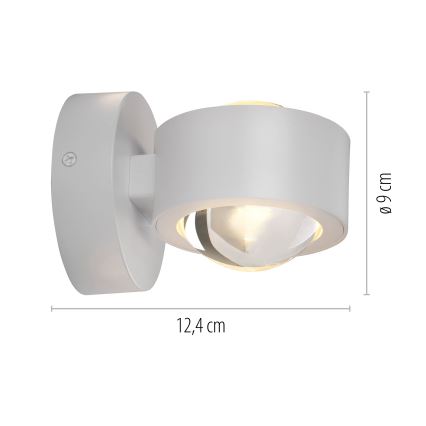Schöner Wohnen 19331-16 - LED Wall Light CHIA 2xLED/2W/230V white