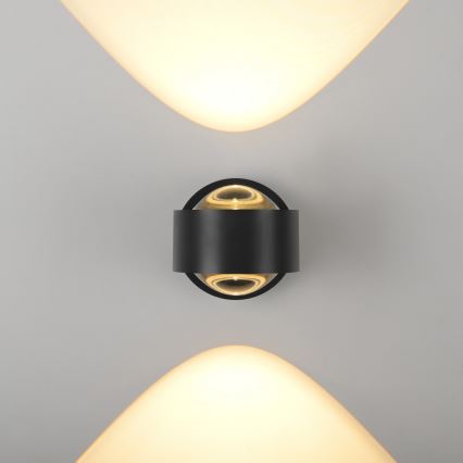 Schöner Wohnen 19331-18 - CHIA LED Wall Light, 2x LED 2W (230V), Black