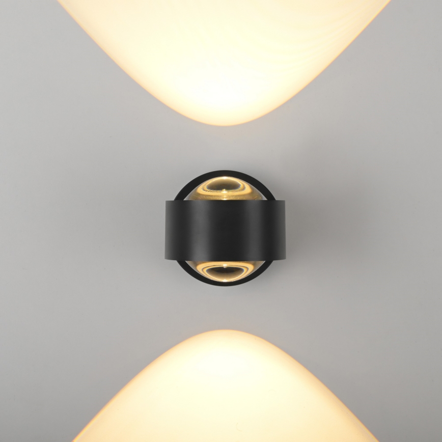 Schöner Wohnen 19331-18 - CHIA LED Wall Light, 2x LED 2W (230V), Black