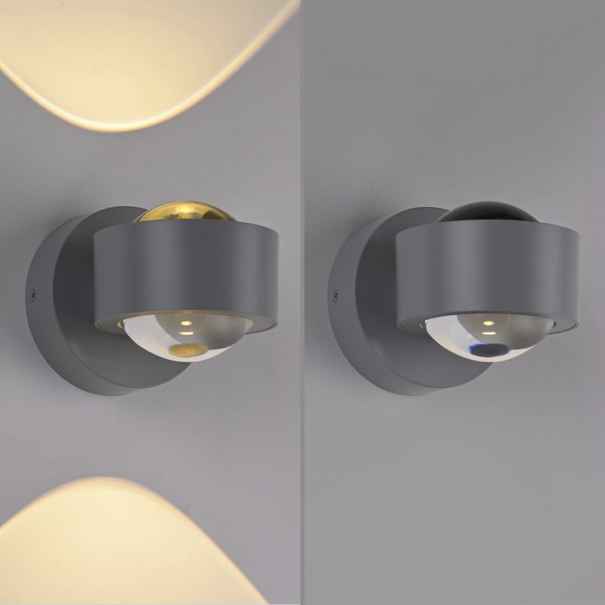 Schöner Wohnen 19331-21 - CHIA LED Wall Light 2xLED/2W/230V Anthracite
