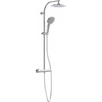 Schütte 60046 - MADURA FRESH Shower Set with Thermostatic Mixer, Polished Chrome