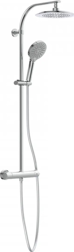 Schütte 60046 - MADURA FRESH Shower Set with Thermostatic Mixer, Polished Chrome