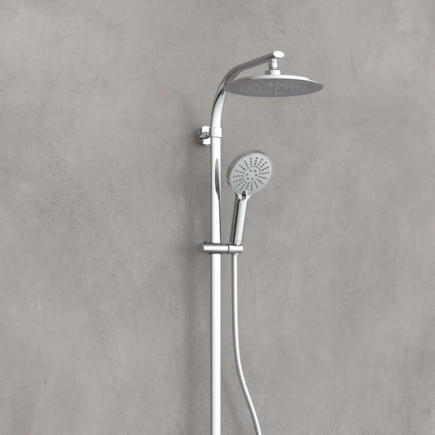 Schütte 60046 - MADURA FRESH Shower Set with Thermostatic Mixer, Polished Chrome