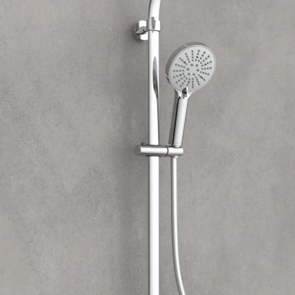 Schütte 60046 - MADURA FRESH Shower Set with Thermostatic Mixer, Polished Chrome