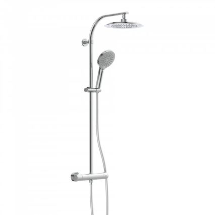Schütte 60046 - MADURA FRESH Shower Set with Thermostatic Mixer, Polished Chrome