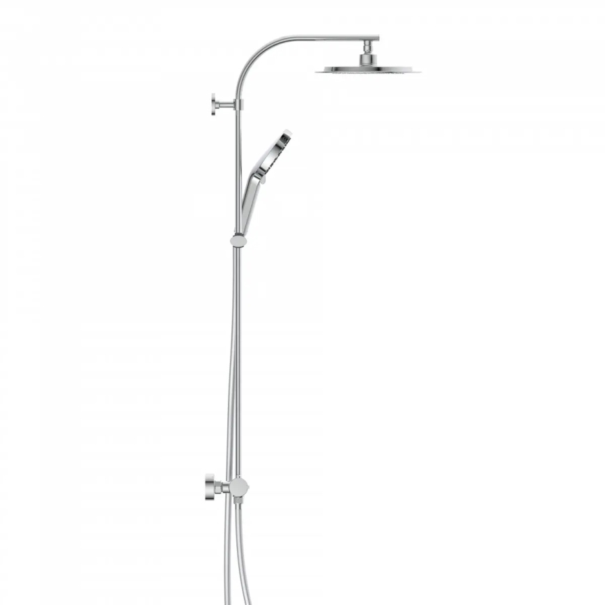 Schütte 60046 - MADURA FRESH Shower Set with Thermostatic Mixer, Polished Chrome