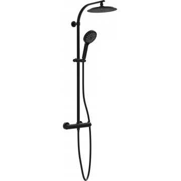 Schütte 60076 - MADURA FRESH Thermostatic Shower Set, Black