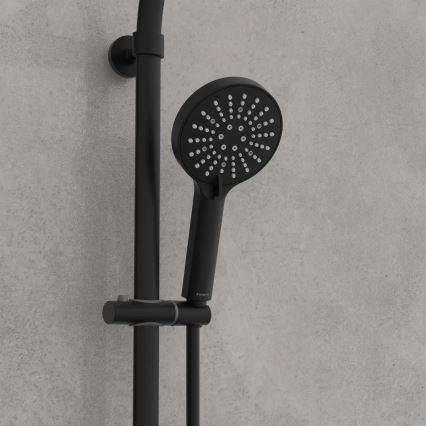 Schütte 60076 - MADURA FRESH Thermostatic Shower Set, Black