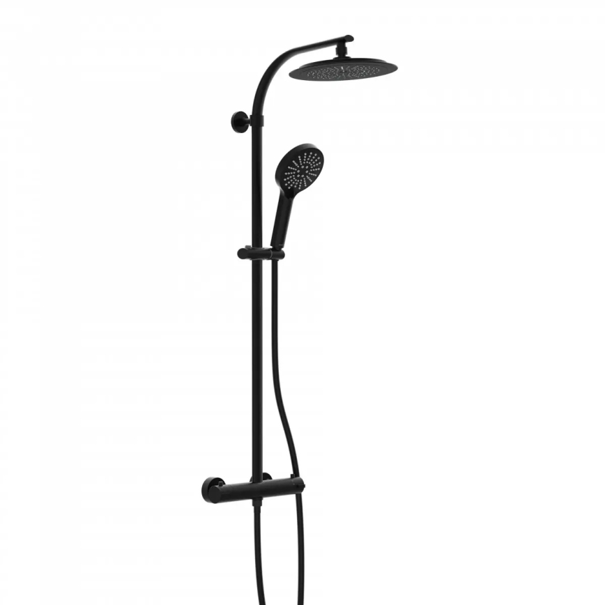 Schütte 60076 - MADURA FRESH Thermostatic Shower Set, Black